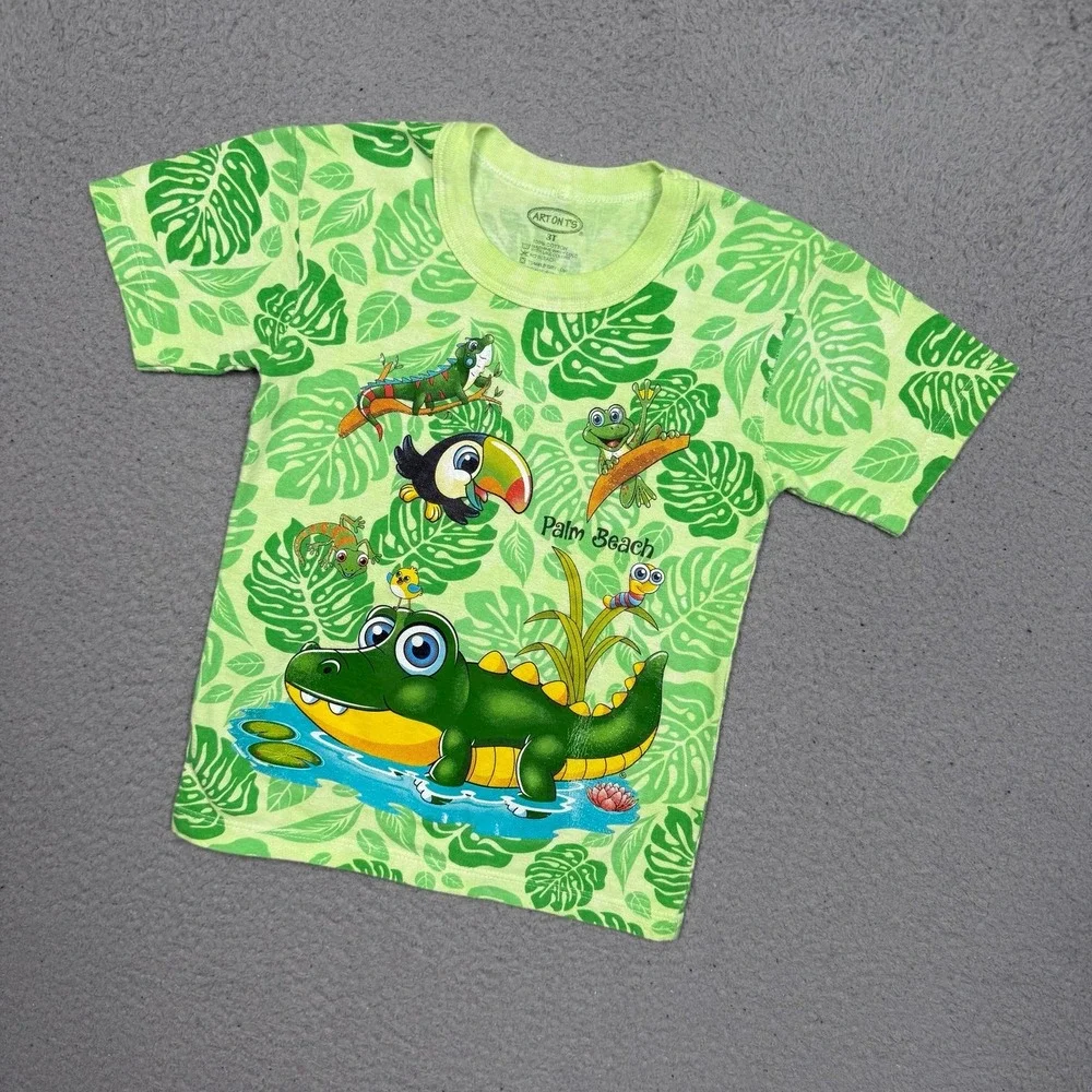 Kids Palm Beach Florida Animal Nature T-shirt‎